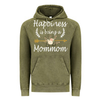 Happiness Is Being A Mommom  Cute Mothers Day Gifts Vintage Hoodie | Teevron
