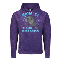 Cloud Purple manatee gifts Vintage Hoodie - PixelWave