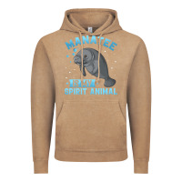 Vintage Coffee manatee gifts Vintage Hoodie - PixelWave