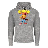 Cloud Rock crash bandicoot Vintage Hoodie - PixelWave
