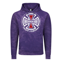 Cloud Purple independent company cross skateboard Vintage Hoodie - PixelWave