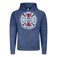 Vintage Denim independent company cross skateboard Vintage Hoodie - PixelWave