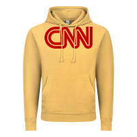 Vintage Mustard cnn media company Vintage Hoodie - PixelWave