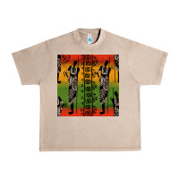 French Oak african silhouette seamless pattern Urban Heavy Tee - BundleAndBundleShop