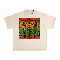 Sandshell african silhouette seamless pattern Urban Heavy Tee - BundleAndBundleShop