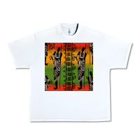 White african silhouette seamless pattern Urban Heavy Tee - BundleAndBundleShop