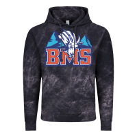 Cloud Black blue mountain state Vintage Hoodie - PixelWave