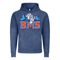 Vintage Denim blue mountain state Vintage Hoodie - PixelWave