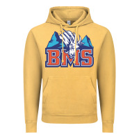 Vintage Mustard blue mountain state Vintage Hoodie - PixelWave