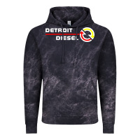 Cloud Black Detroit Diesel Vintage Hoodie - PixelWave