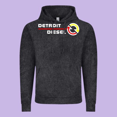 Detroit Diesel Vintage Hoodie Designed By Pixelwave
