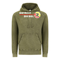 Vintage Olive Detroit Diesel Vintage Hoodie - PixelWave