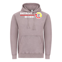 Vintage Zinc Detroit Diesel Vintage Hoodie - PixelWave