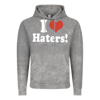 Cloud Rock i love haters Vintage Hoodie - PixelWave