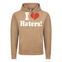 Vintage Coffee i love haters Vintage Hoodie - PixelWave