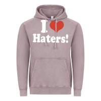 Vintage Zinc i love haters Vintage Hoodie - PixelWave