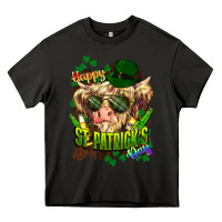 Asphalt St. Patrick's Day Cow Heavy Core Tee - HowdyJamesFarm