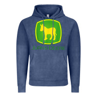 Vintage Denim Juan Deere Farmer Gardener Landscaper Funny Vintage Hoodie - PixelWave