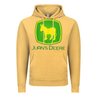 Vintage Mustard Juan Deere Farmer Gardener Landscaper Funny Vintage Hoodie - PixelWave