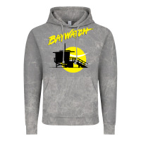 Cloud Rock baywatch lifeguard tower sunset   baywatch Vintage Hoodie - PixelWave