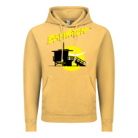 Vintage Mustard baywatch lifeguard tower sunset   baywatch Vintage Hoodie - PixelWave