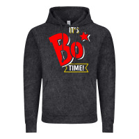 Vintage Black it's bo time Vintage Hoodie - PixelWave