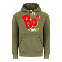 Vintage Olive it's bo time Vintage Hoodie - PixelWave