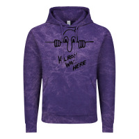 Cloud Purple Kilroy was here (on RedBubble) gift Vintage Hoodie - PixelWave