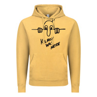 Vintage Mustard Kilroy was here (on RedBubble) gift Vintage Hoodie - PixelWave