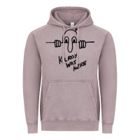Vintage Zinc Kilroy was here (on RedBubble) gift Vintage Hoodie - PixelWave