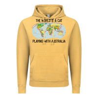 The World Is A Cat Playing With Australia 2020 Shirt Vintage Hoodie | Teevron