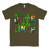 Army Green st patricks too cute to pinch Classic Tee - Artiststas