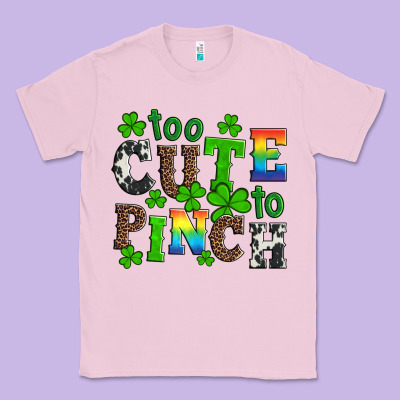 St Patricks Too Cute To Pinch Classic Tee Designed By Artiststas
