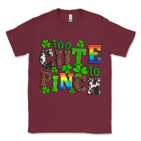 Burgundy st patricks too cute to pinch Classic Tee - Artiststas