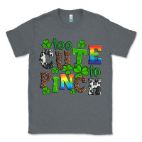 Charcoal Heather st patricks too cute to pinch Classic Tee - Artiststas