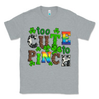 Heather Grey st patricks too cute to pinch Classic Tee - Artiststas