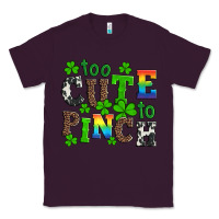 Plum st patricks too cute to pinch Classic Tee - Artiststas