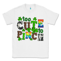 White st patricks too cute to pinch Classic Tee - Artiststas