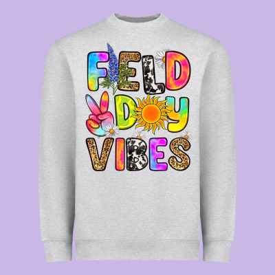 Field Day Vibes Heavyweight Sweatshirt Designed By Ranaportraitstore