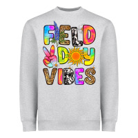 Heather Grey field day vibes Heavyweight Sweatshirt - RanaPortraitStore