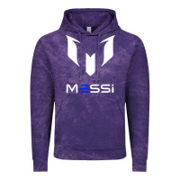 Cloud Purple messi Vintage Hoodie - PixelWave