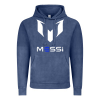 Vintage Denim messi Vintage Hoodie - PixelWave
