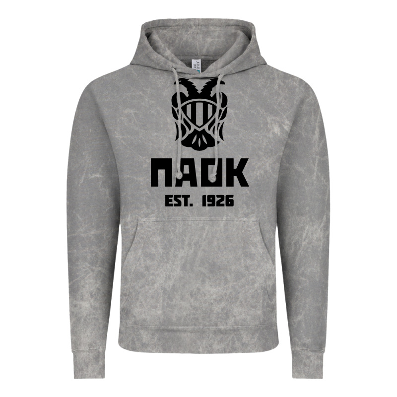 Paok Merch Vintage Hoodie by PixelWave | Teevron