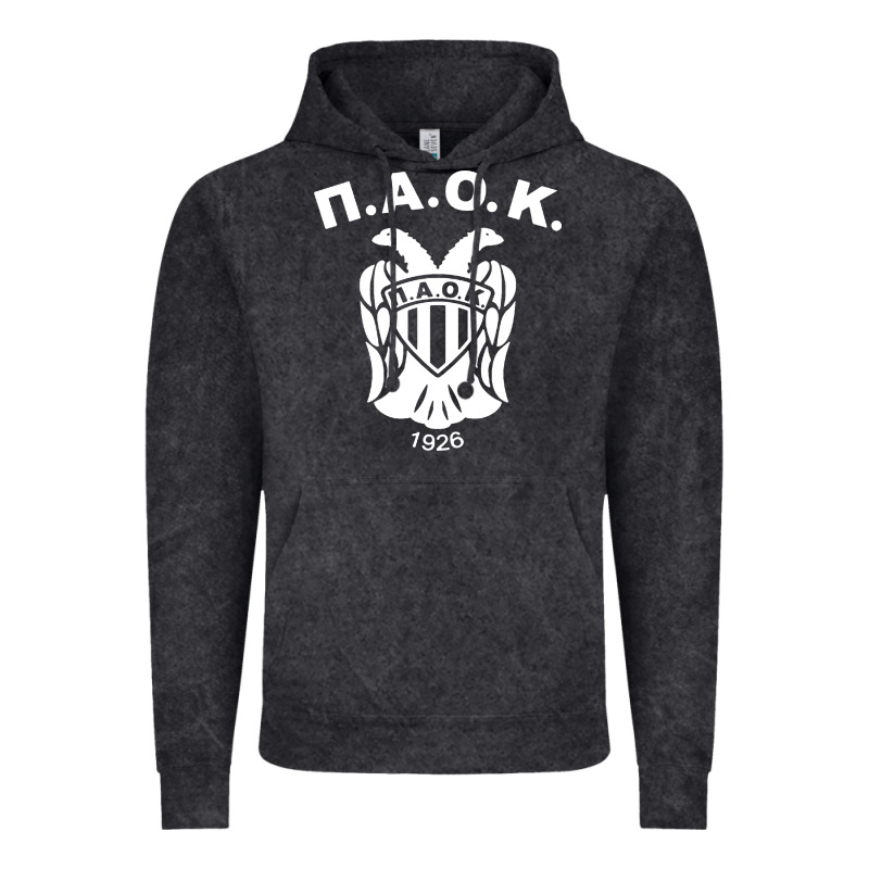 Paok Merch Vintage Hoodie by PixelWave | Teevron