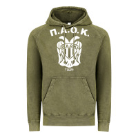 Vintage Olive paok merch Vintage Hoodie - PixelWave