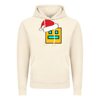 Vintage Artic Geometry Dash Vintage Hoodie - PixelWave