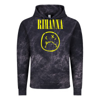 Cloud Black Grunge Rihanna Vintage Hoodie - PixelWave