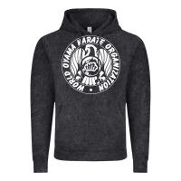 Vintage Black World Oyama Karate Organization ( white ) Vintage Hoodie - PixelWave