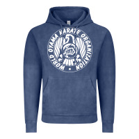 Vintage Denim World Oyama Karate Organization ( white ) Vintage Hoodie - PixelWave