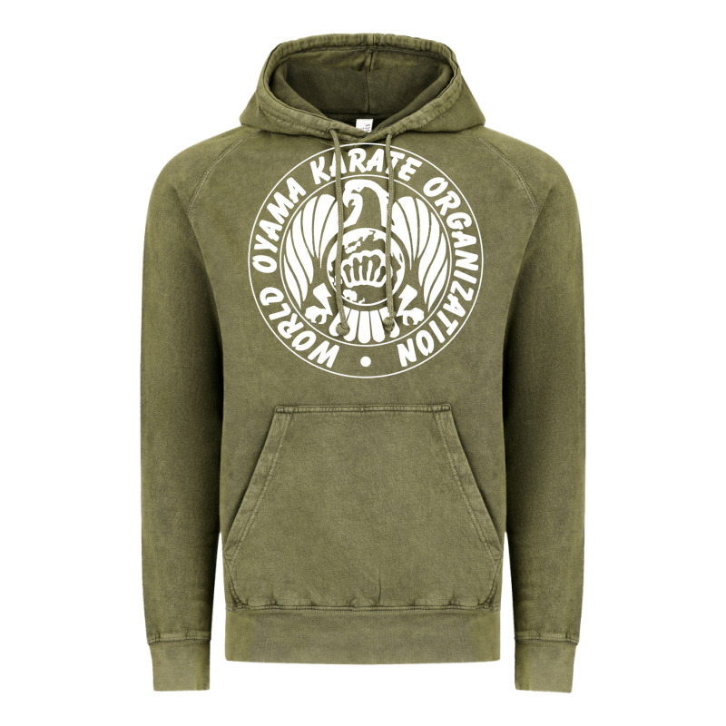 World Oyama Karate Organization ( White ) Vintage Hoodie by PixelWave | Teevron